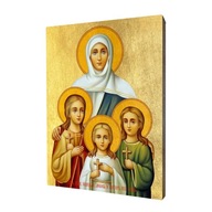 Ikona svätej Žofie s dcérami: Viera, Nádej, Láska
