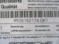 LUFTANSAUGKANAL PORSCHE 911 992