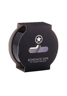 Czarna Taśma Do Wiązania - Bondage Tape - 17,5m