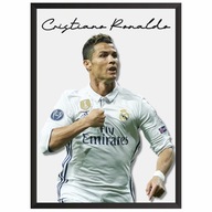 Cristiano Ronaldo Real Madryt Plakat Obraz z piłkarzem w ramce Prezent