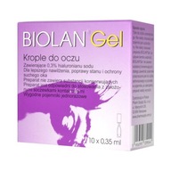 Biolan Gel, 0,3%, očné kvapky, 10 minims.a 0,35ml