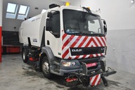 DAF LF 55 220 Zamiatarka Bucher CityFant Odchwaszczarka Karcher Hydrostat