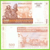 MADAGASKAR 500 ARIARY 2004 P-88c UNC