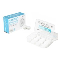 Haspro MOLD 6P Tvarované štuple do uší na bazén Biele 6 párov