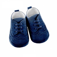 Granatowe buciki dla niemowląt - niechodki