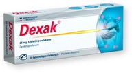 Dexak, 25 mg, tabletki powlekane, 30 szt.