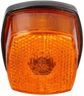 Obrysová lampa 5W štvorcová 12-24V oranžová p