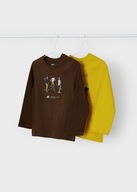 4020-53 MAYORAL Zestaw 2 koszulek z grafiką dla chłopca ECOFRIENDS