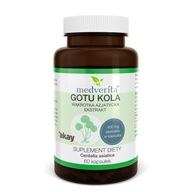 GOTU KOLA EXTRAKT 20% aziakozidov 400mg Pupočník ázijský - 60 kapsúl