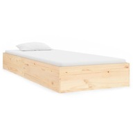 vidaXL Rám postele, masívne drevo, 90x190 cm, samostatný