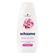 Schauma Rose Šampón pre matné vlasy 2v1 400 ml