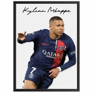 Kylian Mbappe PSG Francúzsko Plagát Obrázok s futbalistom v rámčeku Darček