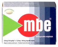 MBE lek magnez + B6 + wit. E 60 kapsułek