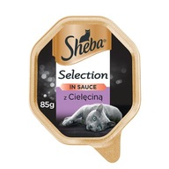 SHEBA Selection mokra karma dla kota z cielęciną w sosie tacka 85 g