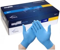 Nitrilové rukavice bez púdru easyCARE nitrile modré 100 ks