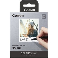 Canon XS-20L papier fotograficzny do Selphy Square, 20 sztuk/68 x 68 mm bia