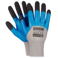 Pracovné rukavice Latex DUOAIR Elastické Odp. na Brúsenie 12 párov 10