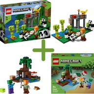 LEGO Minecraft 21158 Żłobek Dla Pand + LEGO Minecraft 21240 Mokradła ZESTAW