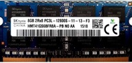 PAMIĘĆ 8GB DDR3L PC3L-12800S 1600MHZ HYNIX HMT41GS6BFR8A-PB SODIMM LAPTOP