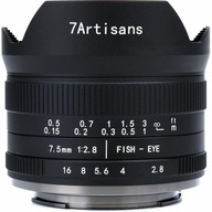 Objektív 7Artisans Micro 4/3 7.5mm F2.8 Mark II - micro 4/3