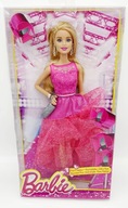 MATTEL LALKA BARBIE MODNY BAL PIĘKNA SUKNIA TIULOWE FALBANY BROKAT