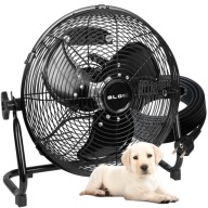 VENTILÁTOR VENTILLÁTOR PADLÓ KERINGETŐ ERŐS CSENDES 70W 3 ÜZEMMÓD FEKETE 30CM