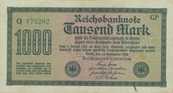 [MB6780] Niemcy 1000 marek 1922