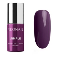 NEONAIL Fioletowy Lakier Hybrydowy SIMPLE 3w1 DETERMINED 7,2 ml