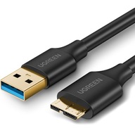 Kabel przewód Ugreen USB-A do Micro USB-B SS, 1m