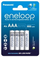 4 AKUMULATORKI PANASONIC ENELOOP AAA R03 4BL JAPAN