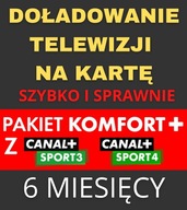 DOŁADOWANIE TNK PAKIET KOMFORT+ C+ SPORT 3 i 4 6m