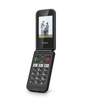 Telefon z klapką Emporia TalkGlam czarny 2.4" 2G F88 Przycisk SOS