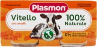 Plasmon teľacie pre bábätká obed 2x80g pohár