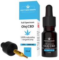 Olejek konopny CBD Pozytywne Konopie Full Spectrum 10% CBD 10 ml