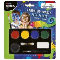 Farba do malowania twarzy Kidea 6 kolorów