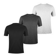 KOSZULKA męska Donnay 3 Pack t-shirt komplet zestaw 3 szt 2XL XXL E6225