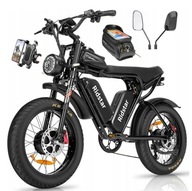 Górski rower elektryczny 20 * 4.0 opona podwójna bateria podwójny silnik