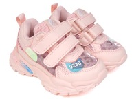 Športové topánky pre dievčatá Detské poltopánky Adidas na Repy Ružové 25