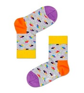 Happy Socks DETI ŠEDÁ 0-12M KBRI01-9001