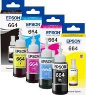 Oryginalny komplet tuszy Epson 664 L3060 L365 L3050 L386 ecotank zestaw ET