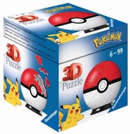 3D PUZZLE 54 GUĽA POKÉMON ČERVENÁ, RAVENSBURGER