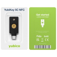 Klucz zabezpieczający Yubico Yubikey 5C NFC USB-C czarny