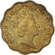 Moneta, Hong Kong, 20 Cents, 1989