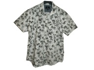 Threadbare hawajska koszula męska biała liście boho miejska lato XXL