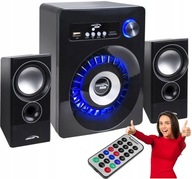 SZÁMÍTÓGÉP HANGSZÓRÓK 2.1 280W Bluetooth USB SD FM JACK LED Audiocore AC910