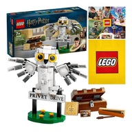 LEGO HARRY POTTER Hedwiga z wizytą na ul. Privet Drive 4 (76425) +Torba+Kat