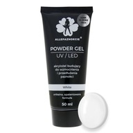 Powder Gel akrylogel Hema/di-Hema free White 50 ml