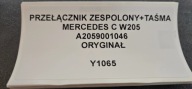 steering wheel levers and controls MERCEDES C W205 original