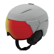 Kask narciarski Giro Orbit Spherical matte light grey/vivid ember 59-62.5