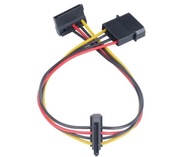 AKASA kabel zasilający SATA adapter z 4-pin Molex na 2x SATA 30cm dł